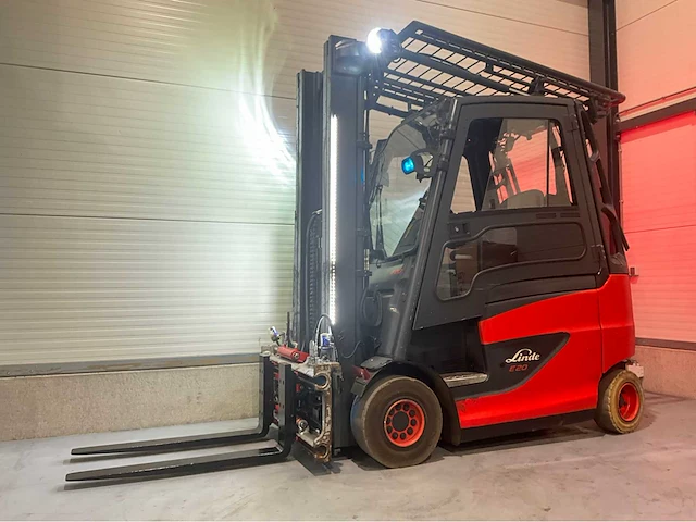 2020 linde e20-01/600 2000kg lepelversteller bomvolle vorkheftruck - afbeelding 1 van  25