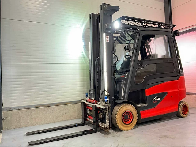 2020 linde e25hl-01/600 lepelversteller bomvolle vorkheftruck - afbeelding 1 van  34