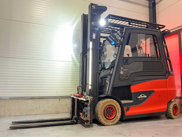 2020 linde e25hl-01/600 lepelversteller bomvolle vorkheftruck - afbeelding 1 van  34
