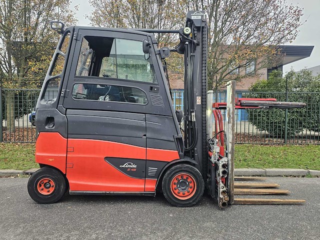 2020 linde e45hl-01/600 4500kg multi-vorkversteller met klem vorkheftruck - afbeelding 22 van  27
