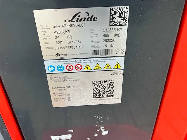 2020 linde n16 logistic portal train trolley - afbeelding 20 van  29