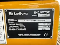 2020 liugong clg 930e, stage 4 rupsgraafmachine - afbeelding 25 van  35
