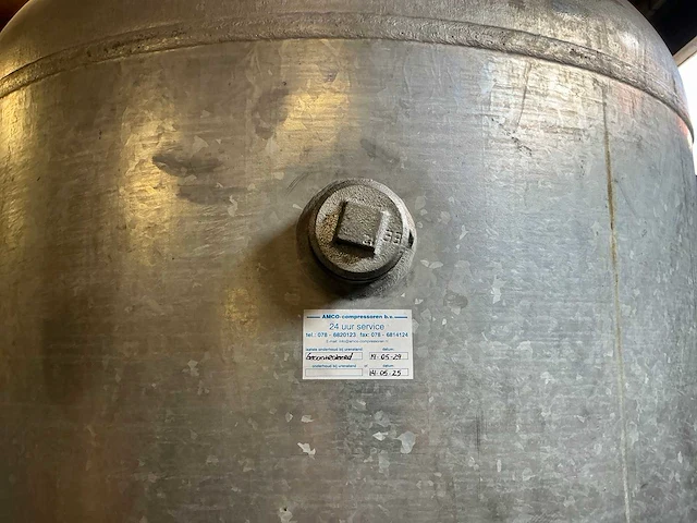 2020 magnet drukvat 1500ltr. hogedrukcompressor - afbeelding 3 van  9