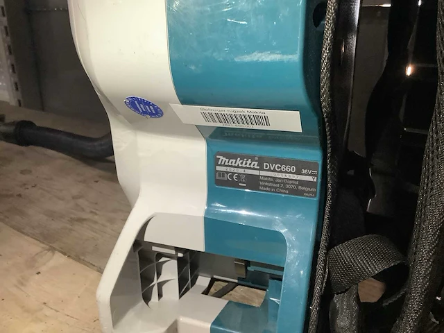 2020 makita dvc660 accu rugstofzuiger - afbeelding 5 van  5