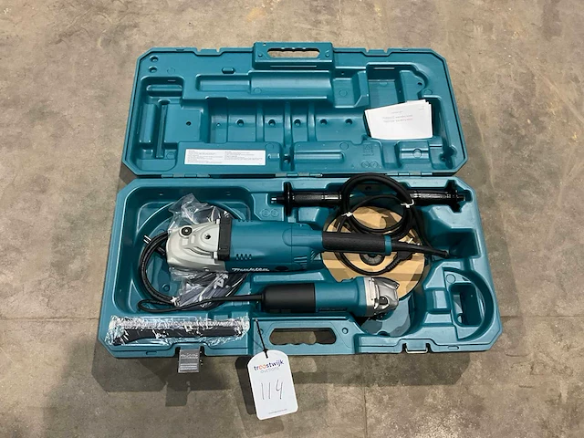 2020 makita ga9020/9558hnr haakse slijpmachine set - afbeelding 1 van  10