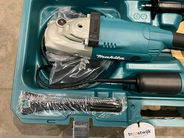 2020 makita ga9020/9558hnr haakse slijpmachine set - afbeelding 8 van  10