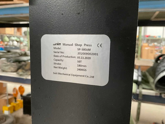 2020 mammuth sp50eam werkplaatspers - afbeelding 8 van  8
