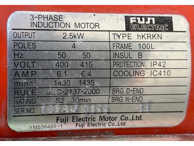 2020 nitchi mh-5 elektrische kettingtakel - afbeelding 7 van  8