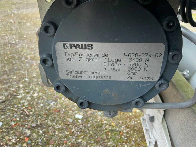 2020 paus forderwinde materiaallift - afbeelding 18 van  18