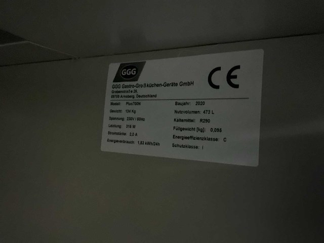 2020 plus 700n rvs koelkast - afbeelding 7 van  8