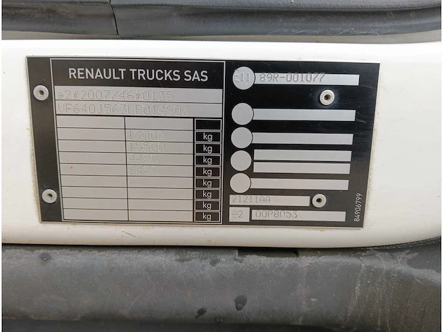 2020 renault d 210.12 - vrachtwagen - afbeelding 58 van  62