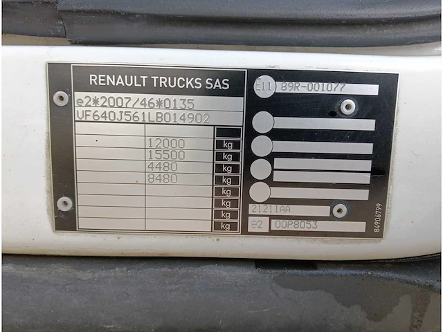 2020 renault d 210.12 - vrachtwagen - afbeelding 61 van  66