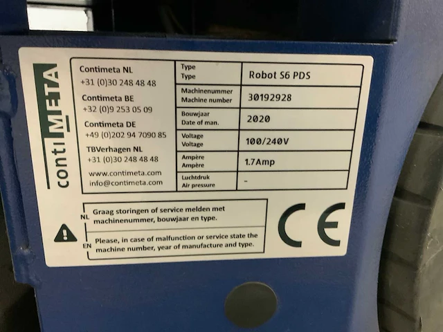 2020 robopac s6 pds palletfoliewikkelaar - afbeelding 7 van  13