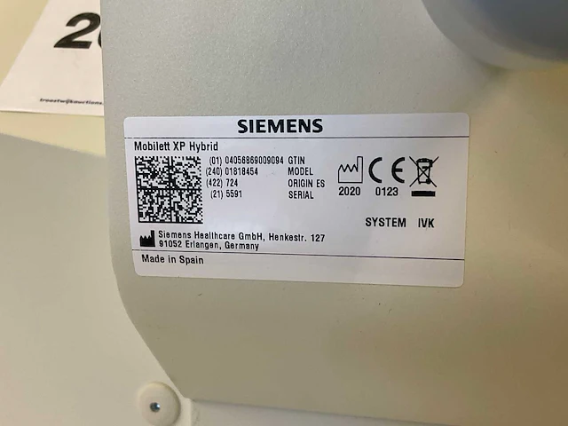 2020 siemens mobilett xp hybrid mobiele röntgenmachine - afbeelding 2 van  13