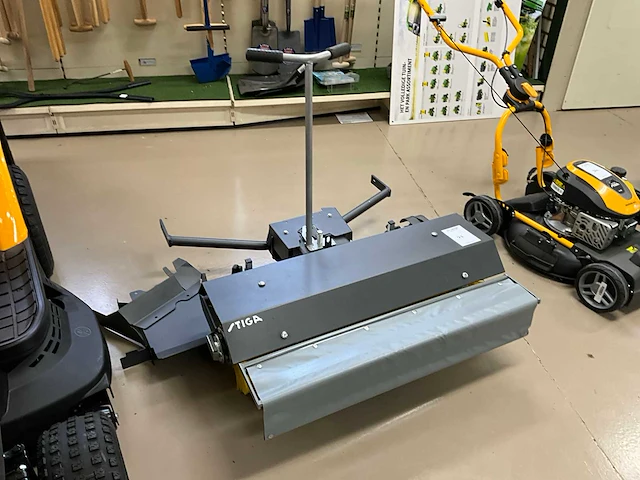 2020 stiga pva 101 aanbouw veegmachine - afbeelding 3 van  9