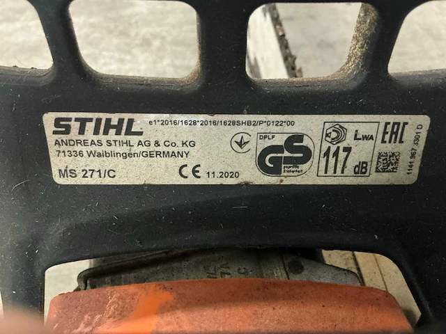 2020 stihl ms271 kettingzaag - afbeelding 5 van  5