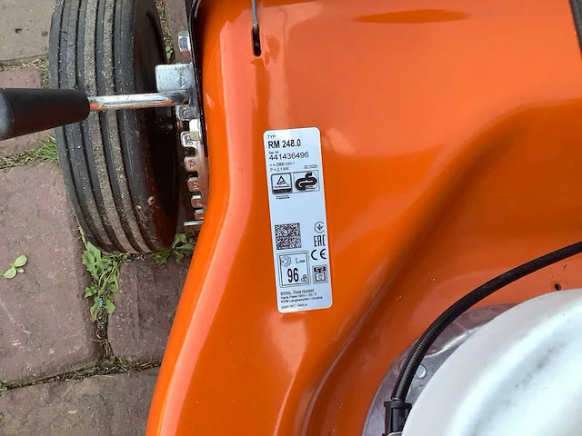 2020 stihl rm248 grasmaaier - afbeelding 3 van  3
