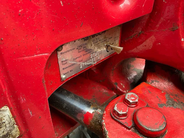 2020 takeuchi tb210 r minigraafmachine - afbeelding 14 van  14
