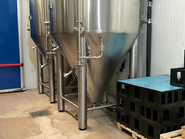 2020 tonsen dubbelwandige 60hl fermentatie druktank - afbeelding 4 van  10
