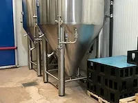 2020 tonsen dubbelwandige 60hl fermentatie druktank - afbeelding 4 van  10