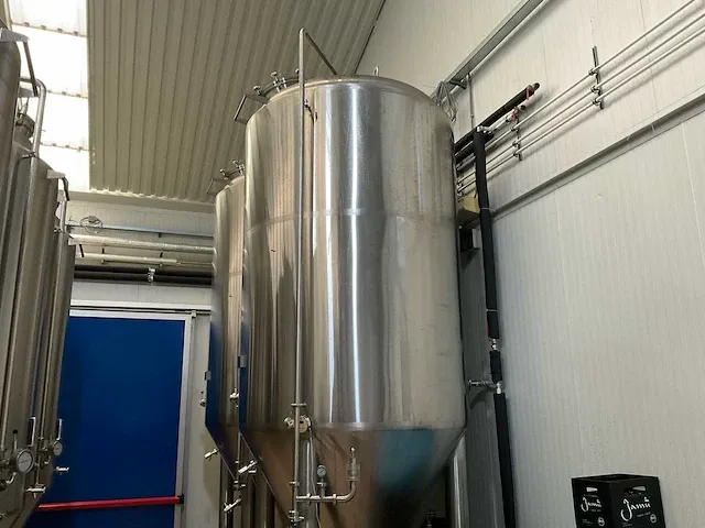 2020 tonsen dubbelwandige 60hl fermentatie druktank - afbeelding 1 van  9