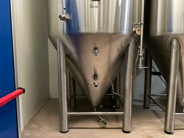 2020 tonsen dubbelwandige 60hl fermentatie druktank - afbeelding 4 van  9