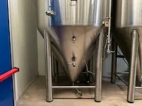 2020 tonsen dubbelwandige 60hl fermentatie druktank - afbeelding 4 van  9