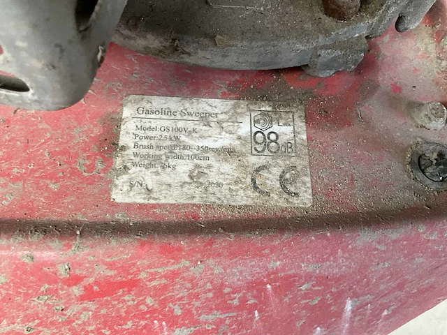 2020 trex gs100v-k zelfrijdende veegmachine - afbeelding 3 van  12