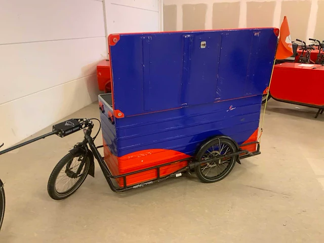 2020 triobike cargo big elektrische bakfiets met trailer - afbeelding 9 van  26
