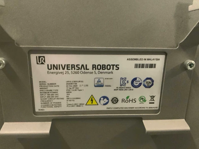2020 universal robots ur-10 (cb3) collaboratieve robot - afbeelding 10 van  19