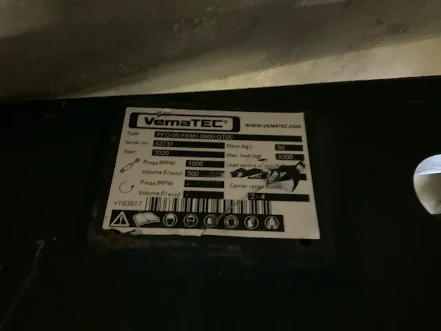 2020 vematec palletvork “cw05” - afbeelding 9 van  9