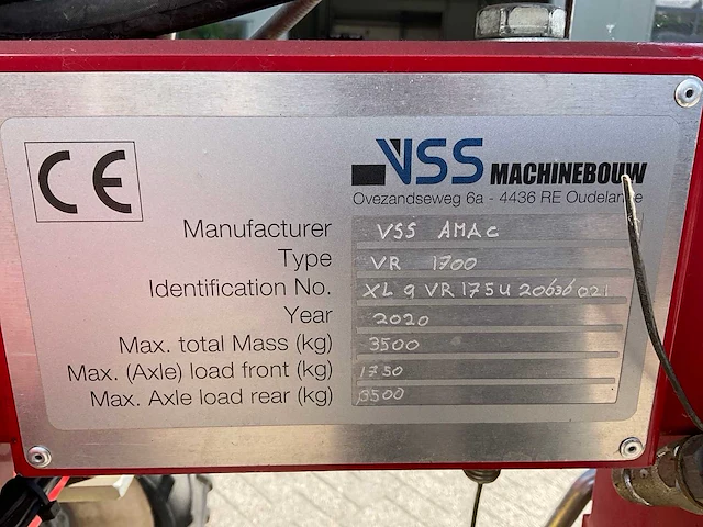 2020 vss amac vru-1700 uienrooier met loofklapper - afbeelding 30 van  58