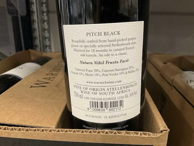 2020 warwick pitch black (6x) - afbeelding 2 van  3