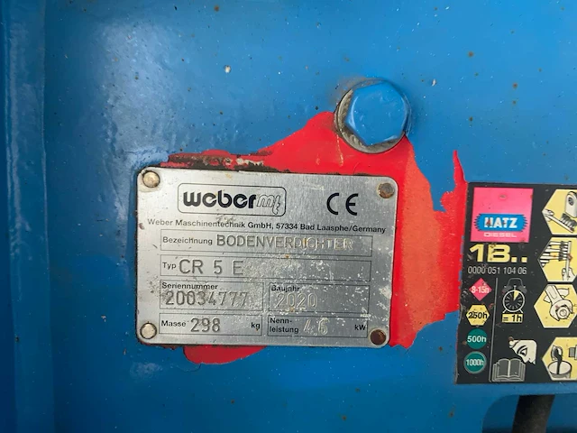 2020 weber cr 5 e trilplaat - afbeelding 6 van  8