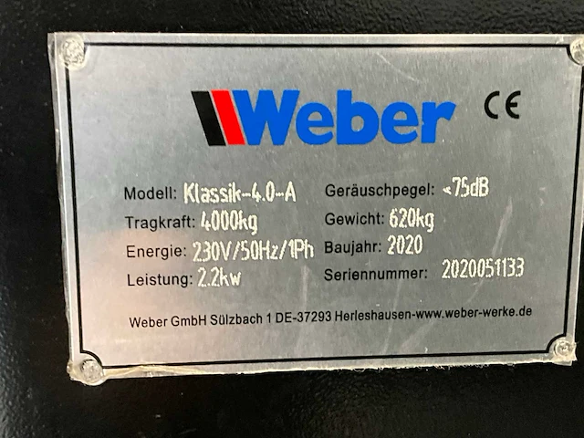 2020 weber klassik-4.0-a hefbrug - afbeelding 2 van  12