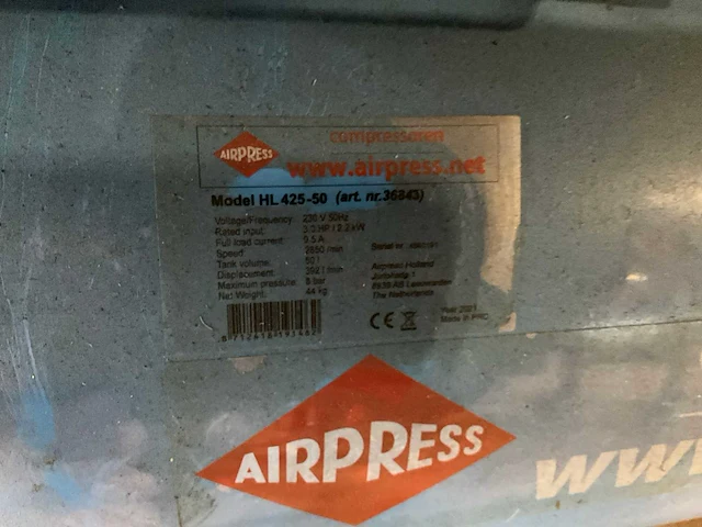 2021 airpress hl 425-50 luchtcompressor - afbeelding 7 van  7