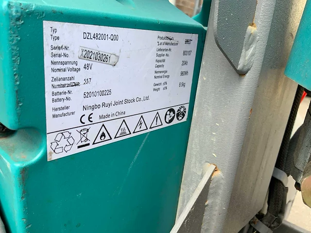 2021 ameise elektrische palletwagen - afbeelding 4 van  5