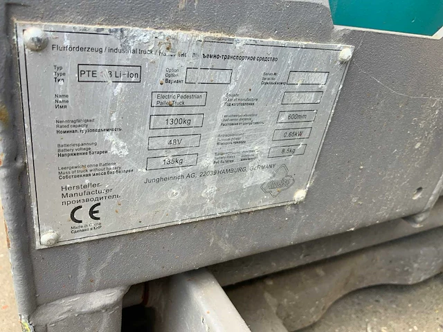 2021 ameise elektrische palletwagen - afbeelding 5 van  5