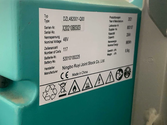 2021 ameise pte 1.3 li-ion elektrische palletwagen - afbeelding 4 van  13