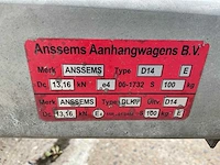 2021 anssems dlkv d14 aanhangwagen - afbeelding 3 van  14