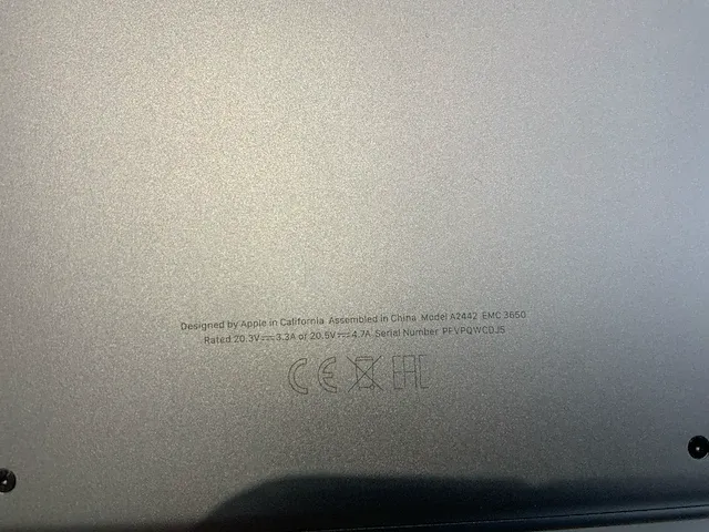 2021 apple macbook pro 14" a2442 laptop - afbeelding 8 van  8
