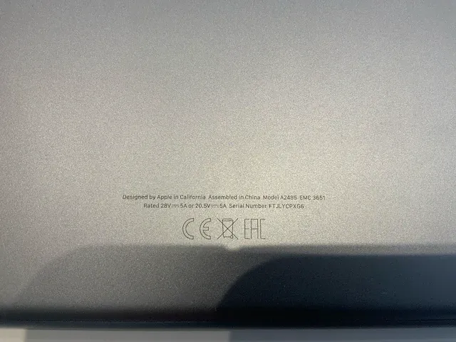 2021 apple macbook pro 16" a2485 laptop - afbeelding 8 van  8