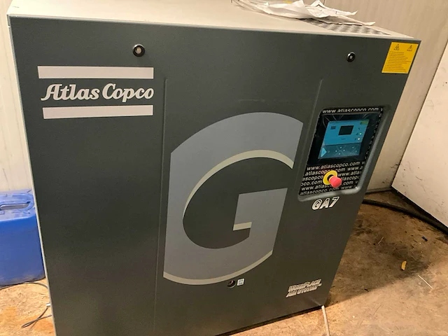2021 atlas copco ga7p hogedrukcompressor - afbeelding 2 van  6