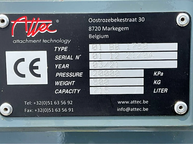 2021 attec 01 bb 1750 betonverdeelbalk - afbeelding 2 van  11