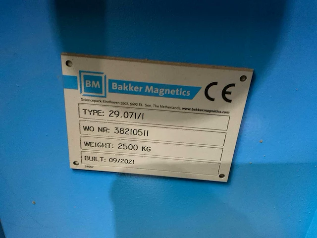 2021 bakker magnetics 29.071/1 trommelmagneet (c. a1-26184) - afbeelding 8 van  8
