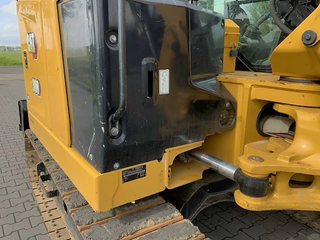 2021 caterpillar 308cr midigraafmachine - afbeelding 29 van  49