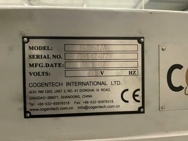 2021 cogentech zx6350za freesmachine - afbeelding 2 van  22