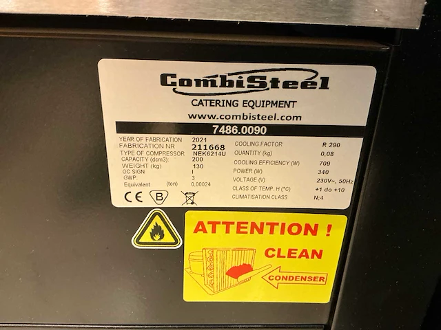 2021 combisteel 7486.0090 koelvitrine - afbeelding 6 van  6