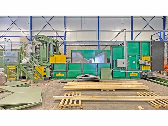 2021 cross wrap dw 1400 bale opener / dewiring line - afbeelding 2 van  59