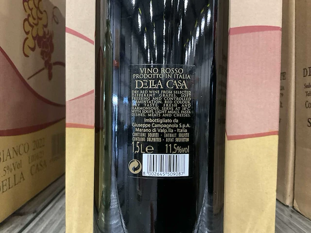 2021 della casa rode wijn 1,5 liter (6x) - afbeelding 2 van  3